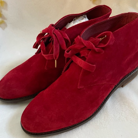 Marco Vicci Women’s 8M Suede lace up booties 78-51220 - Picture 1 of 10